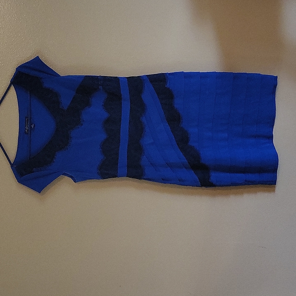 BLUE AND black Dress
